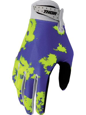 Детски Ръкавици THOR YTH Launchmode Bleach GRAY/ACID